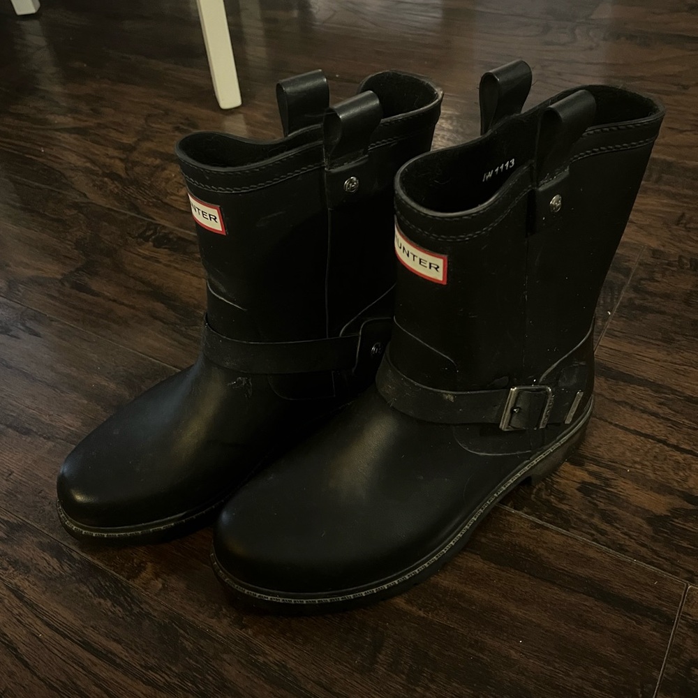 Hunter Black Boots